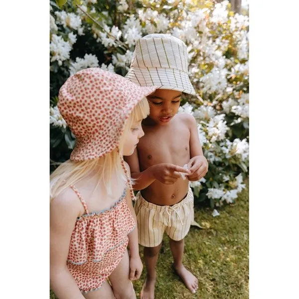 Flss Lucy Swim Sun Hat Raspberry Blush