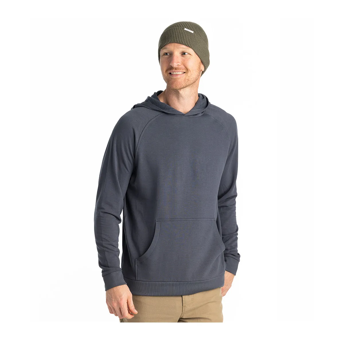 Free Fly Bamboo Lightweight Fleece Hoodie Storm Cloud