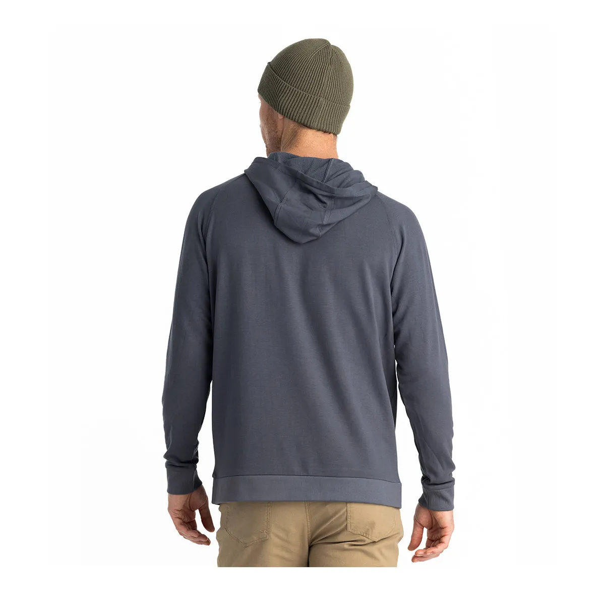 Free Fly Bamboo Lightweight Fleece Hoodie Storm Cloud