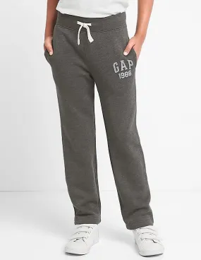 GAP Boys Grey Logo Fleece Sweats