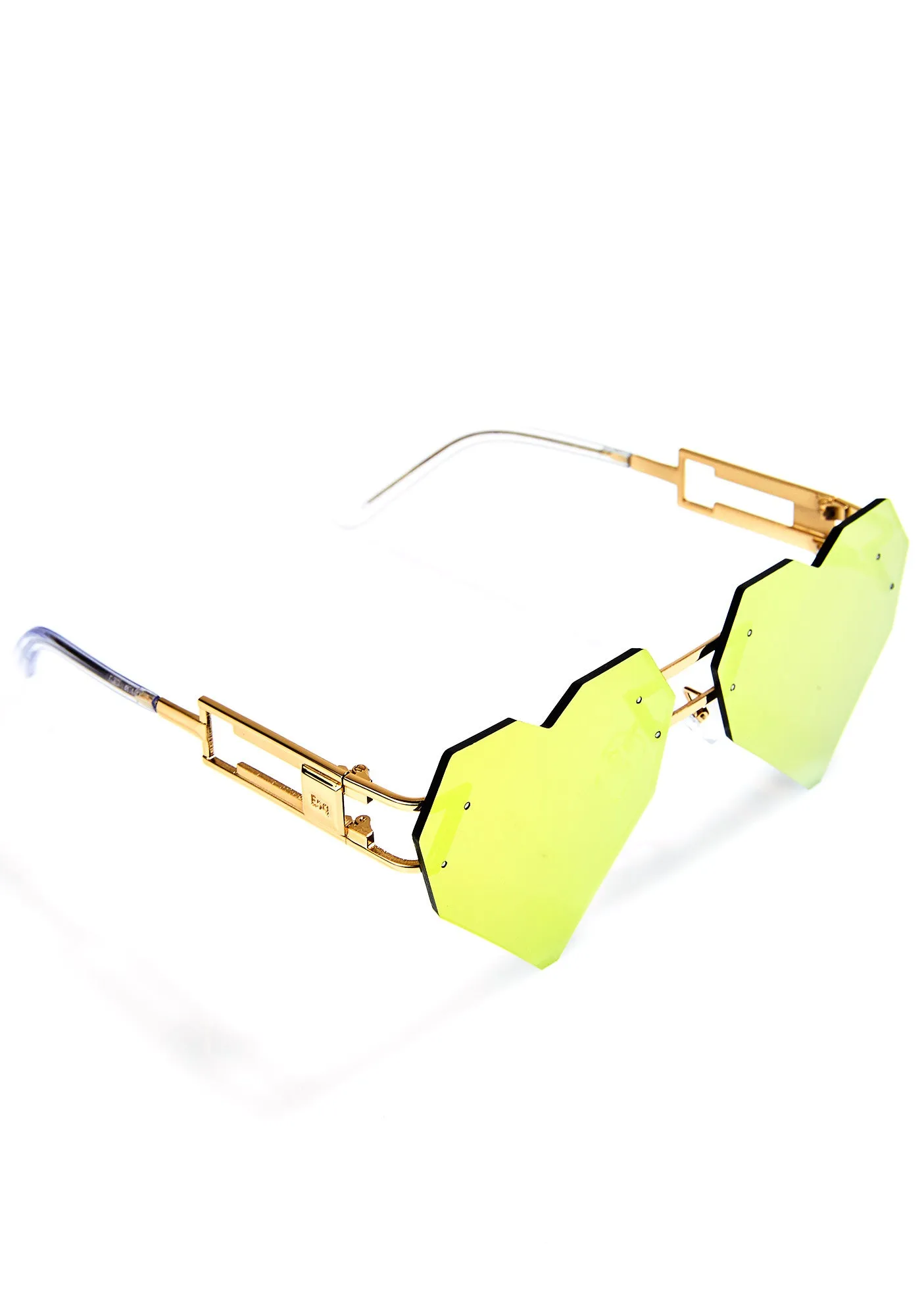 Gold Heart Speqz Sunglasses-