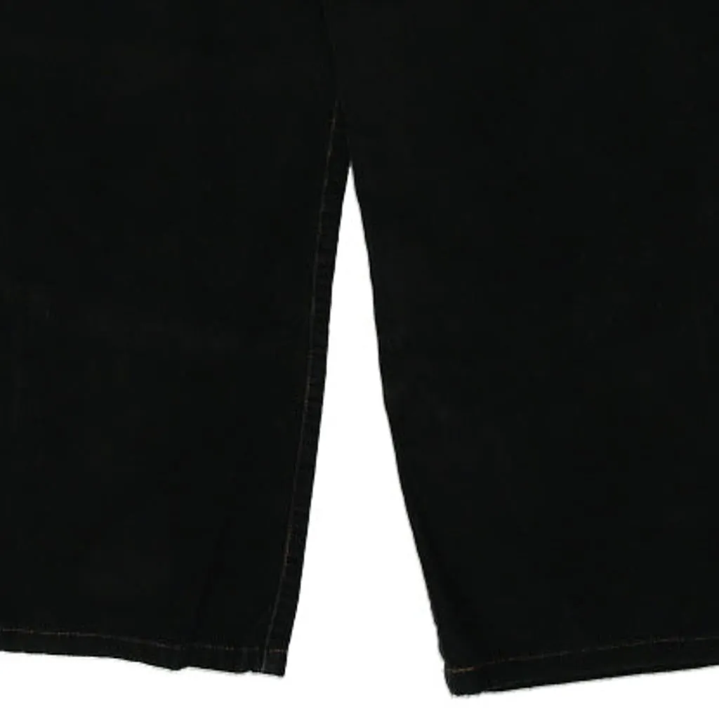 Guess Cord Trousers - 36W 31L Black Cotton