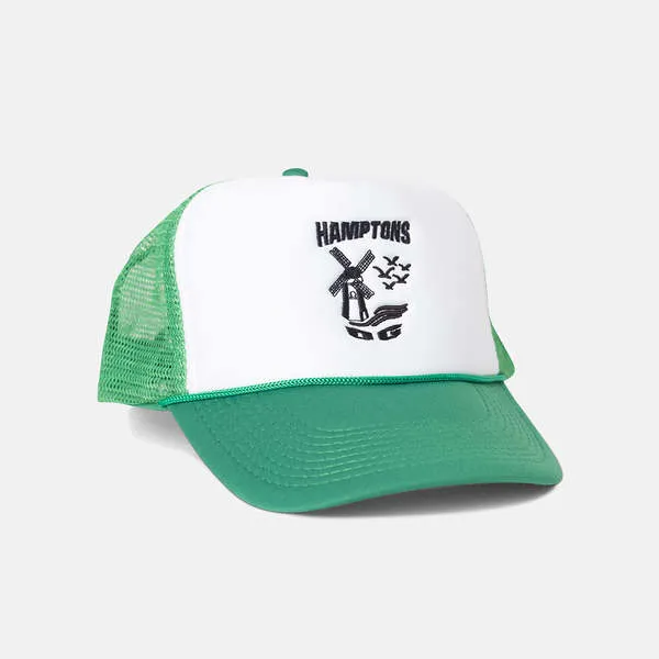 Hamptons OG Trucker Hat - White/Green