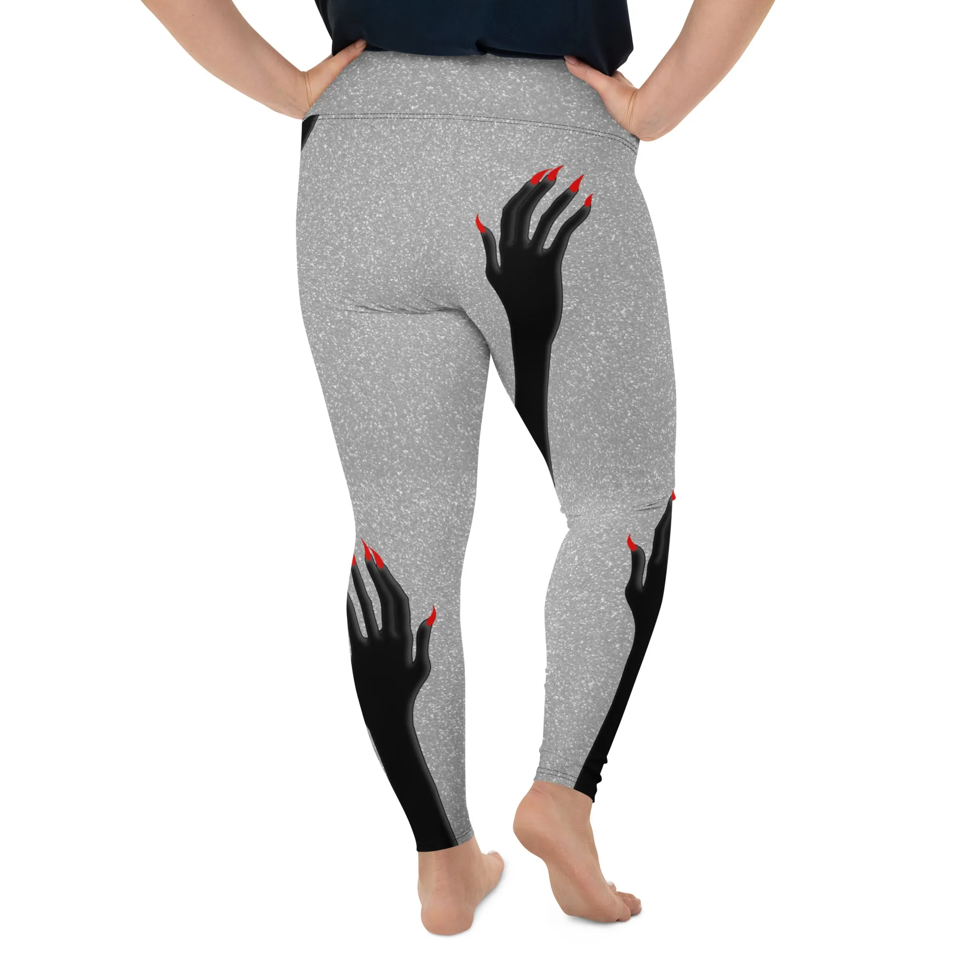 Hand Illusion Plus Size Leggings