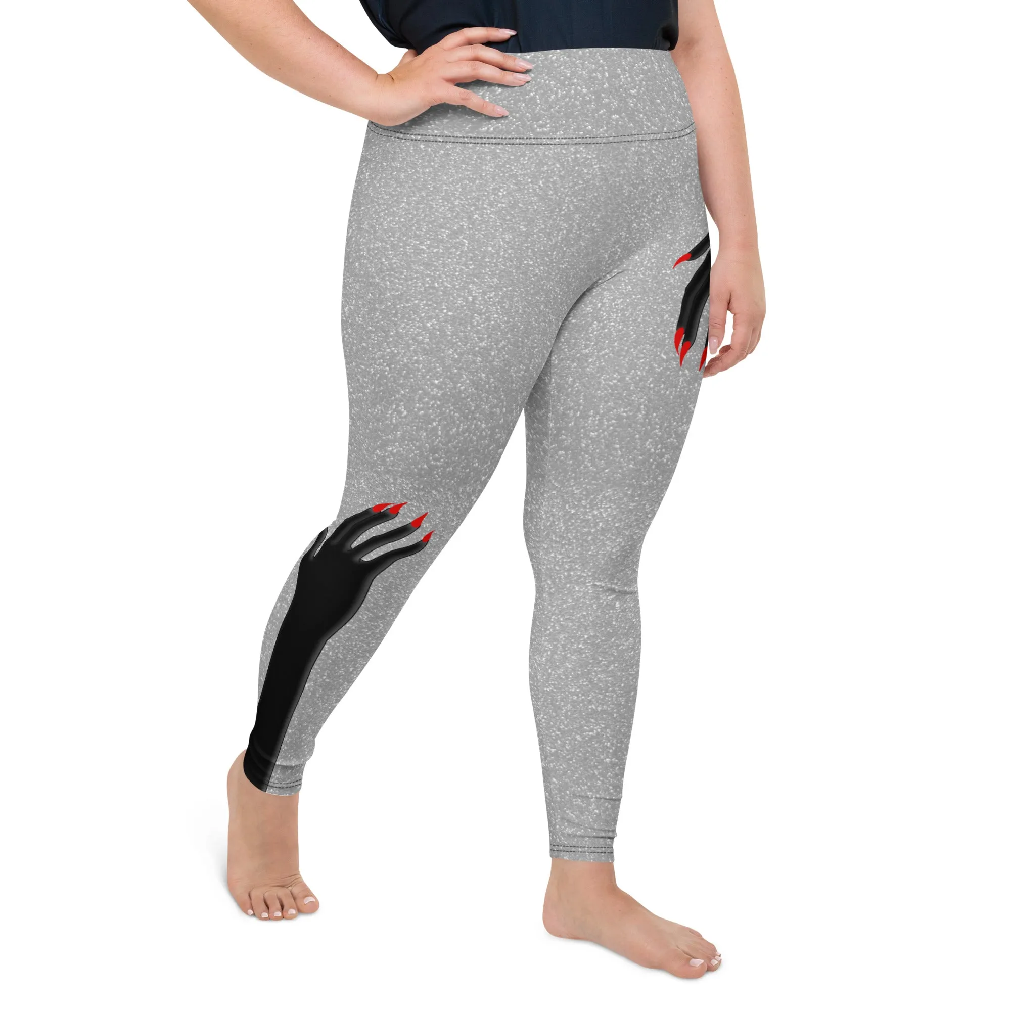 Hand Illusion Plus Size Leggings