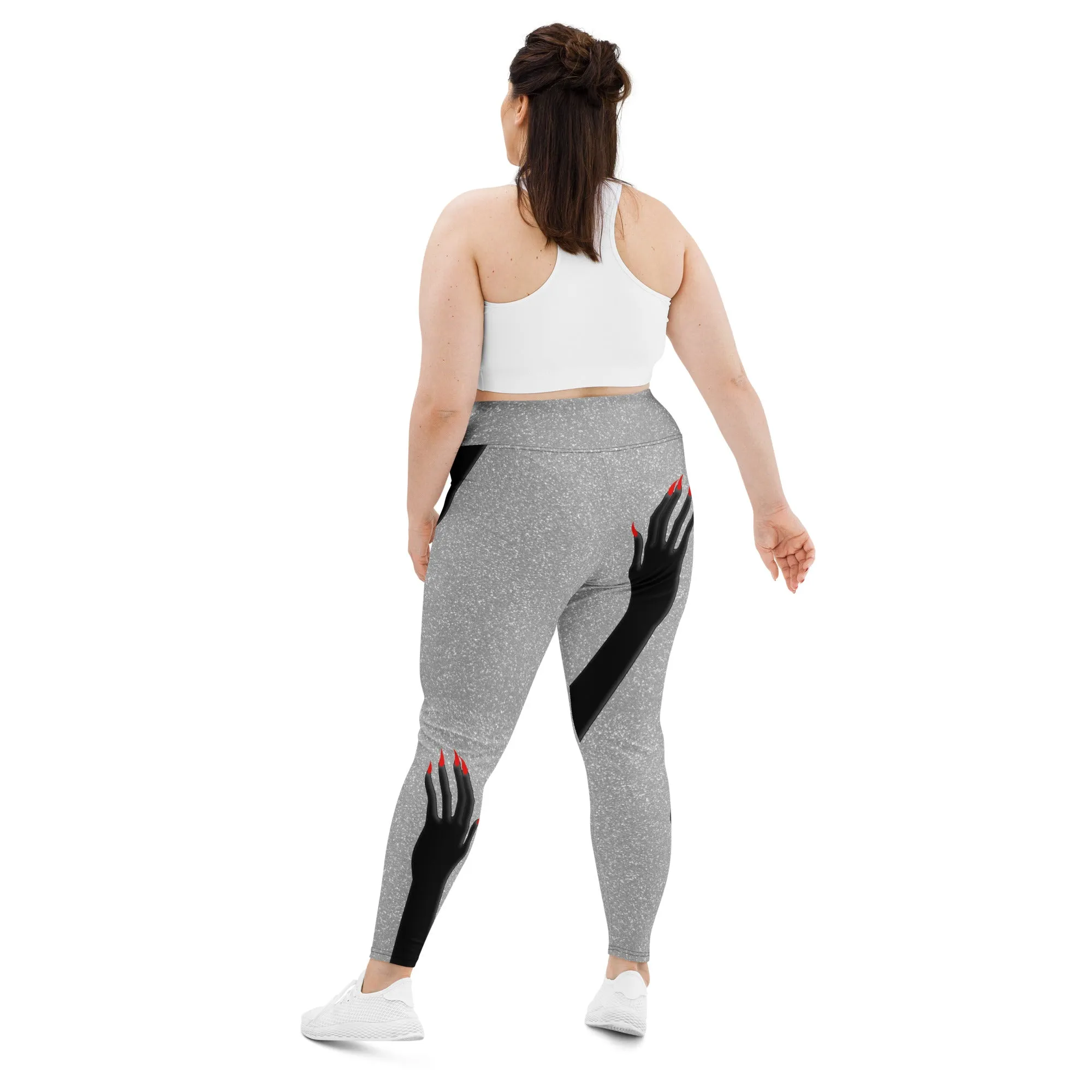 Hand Illusion Plus Size Leggings