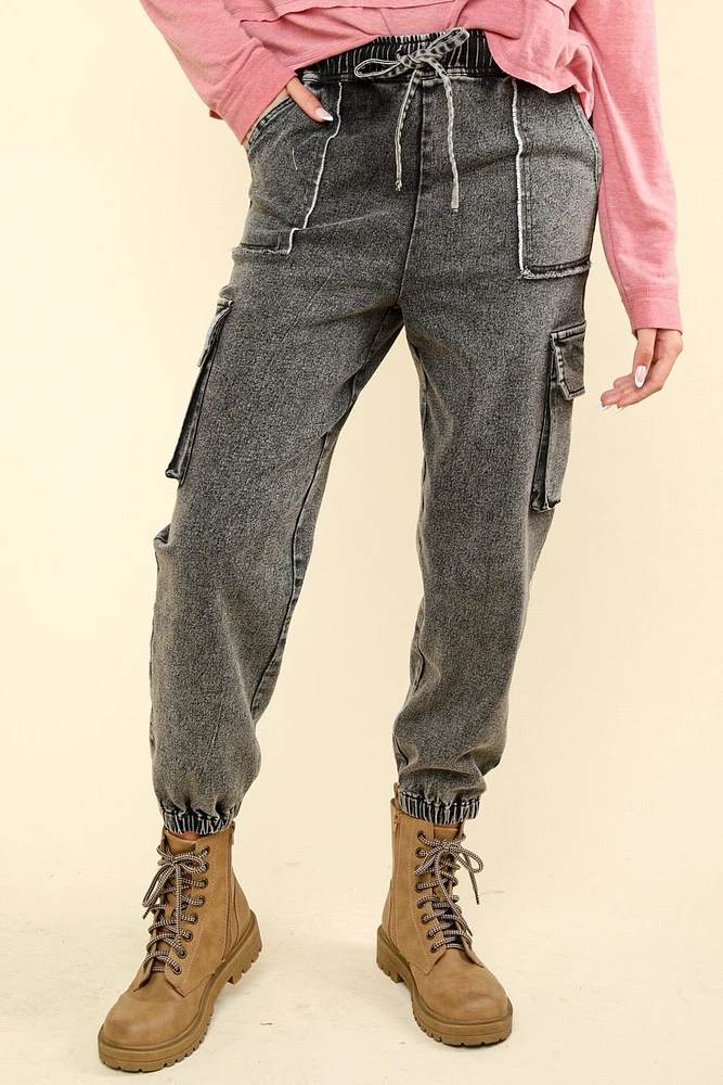 Harlow Denim Joggers