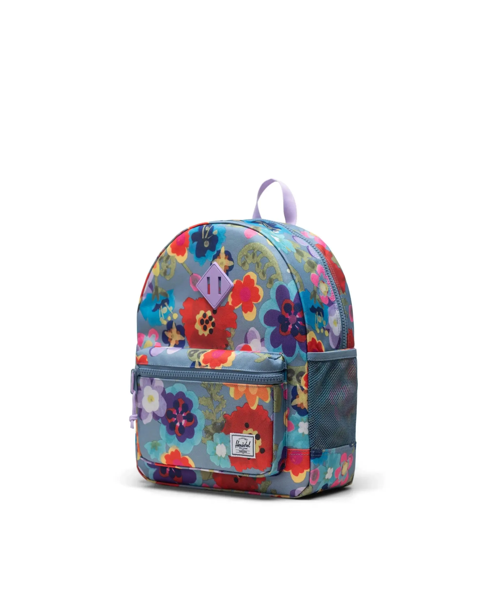 Heritage Youth Backpack (Paper Flowers Faded Denim)