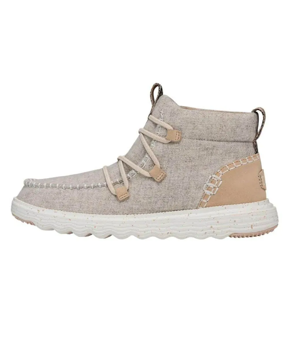 Hey Dude Women's Light Grey Reyes Boot