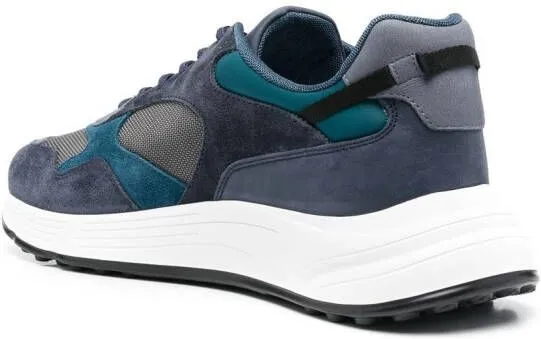 Hogan panelled low-top sneakers Blue