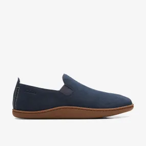 Home Mocc Slipper Navy Suede