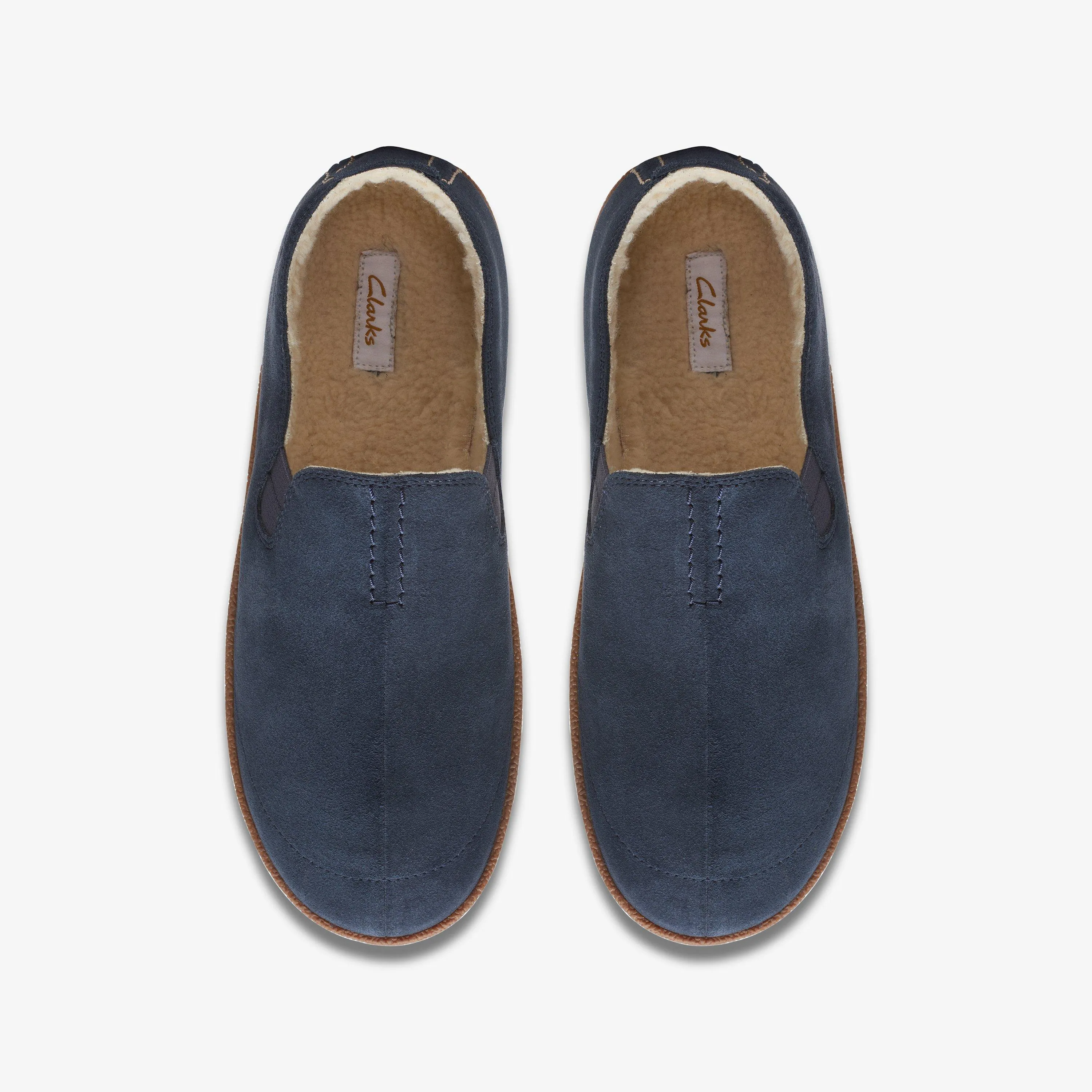 Home Mocc Slipper Navy Suede