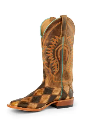 Horsepower Crazy Train Patchwork Men's Boot