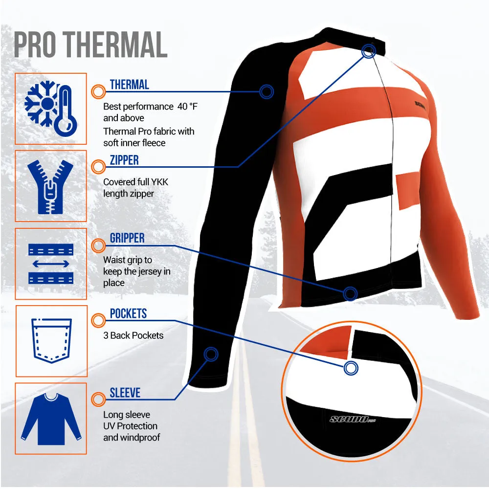 Houston | Pro Thermal Long Sleeve Cycling Jersey | Men and Women