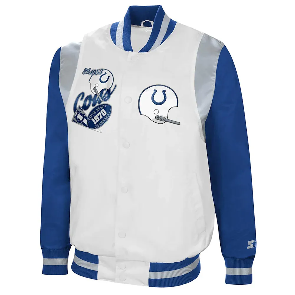 Indianapolis Colts The All-American Full-Snap Retro Jacket