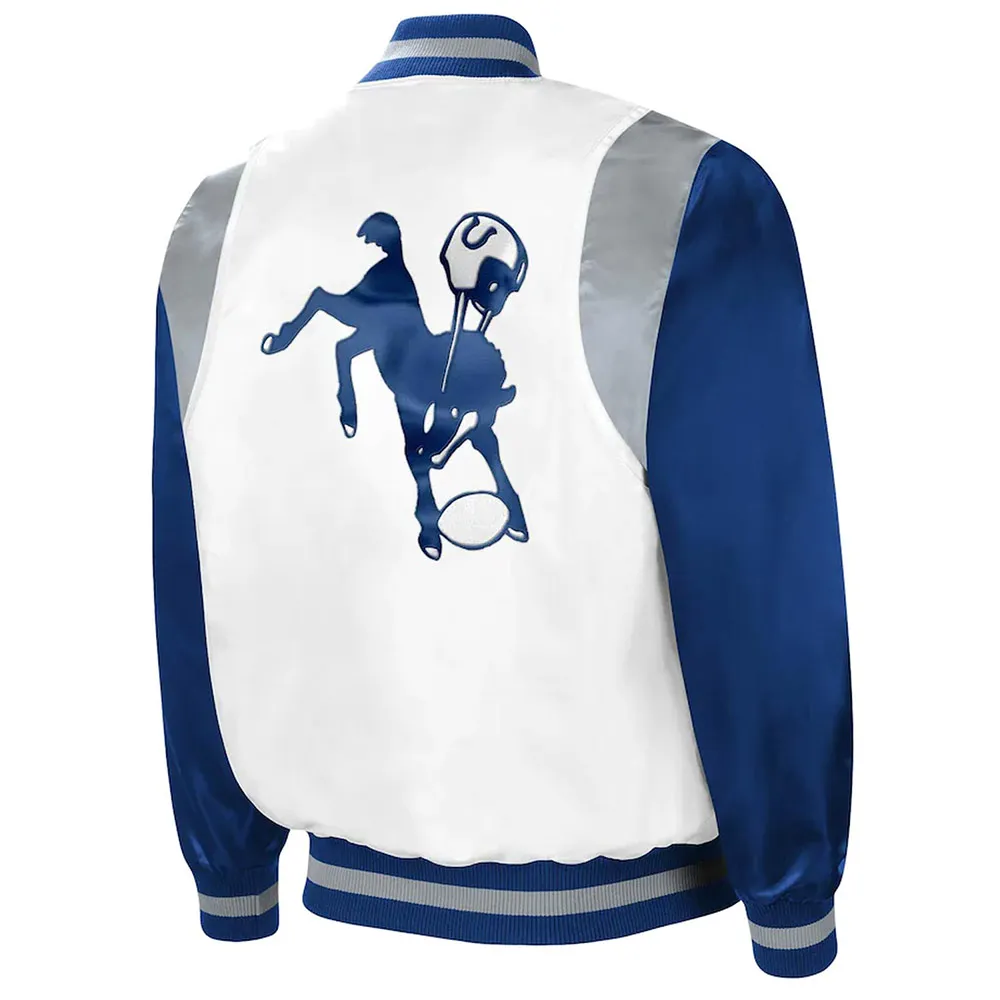 Indianapolis Colts The All-American Full-Snap Retro Jacket