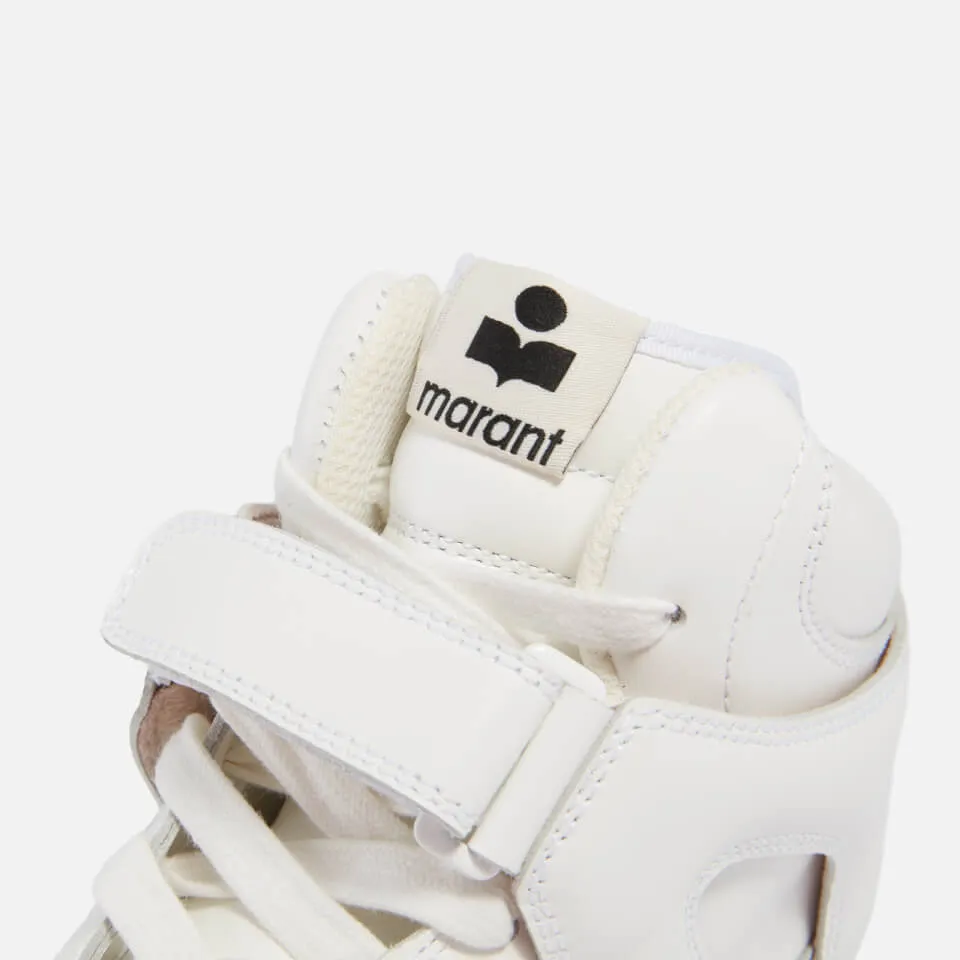 Isabel Marant Brooklee Leather Trainers - UK 3 | Coggles