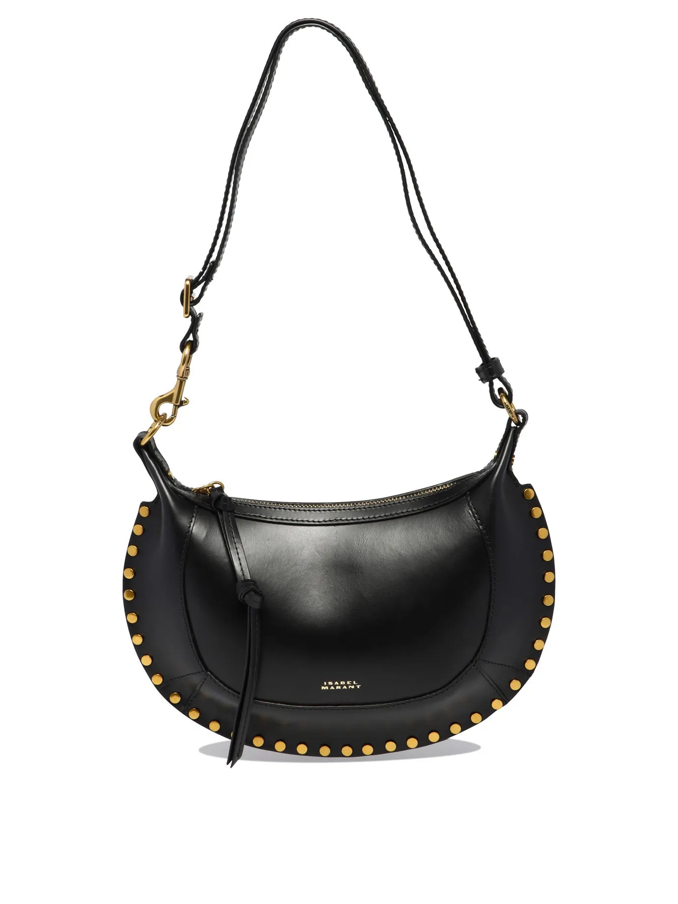 ISABEL MARANT Mini Oskan Moon Leather Shoulder Bag