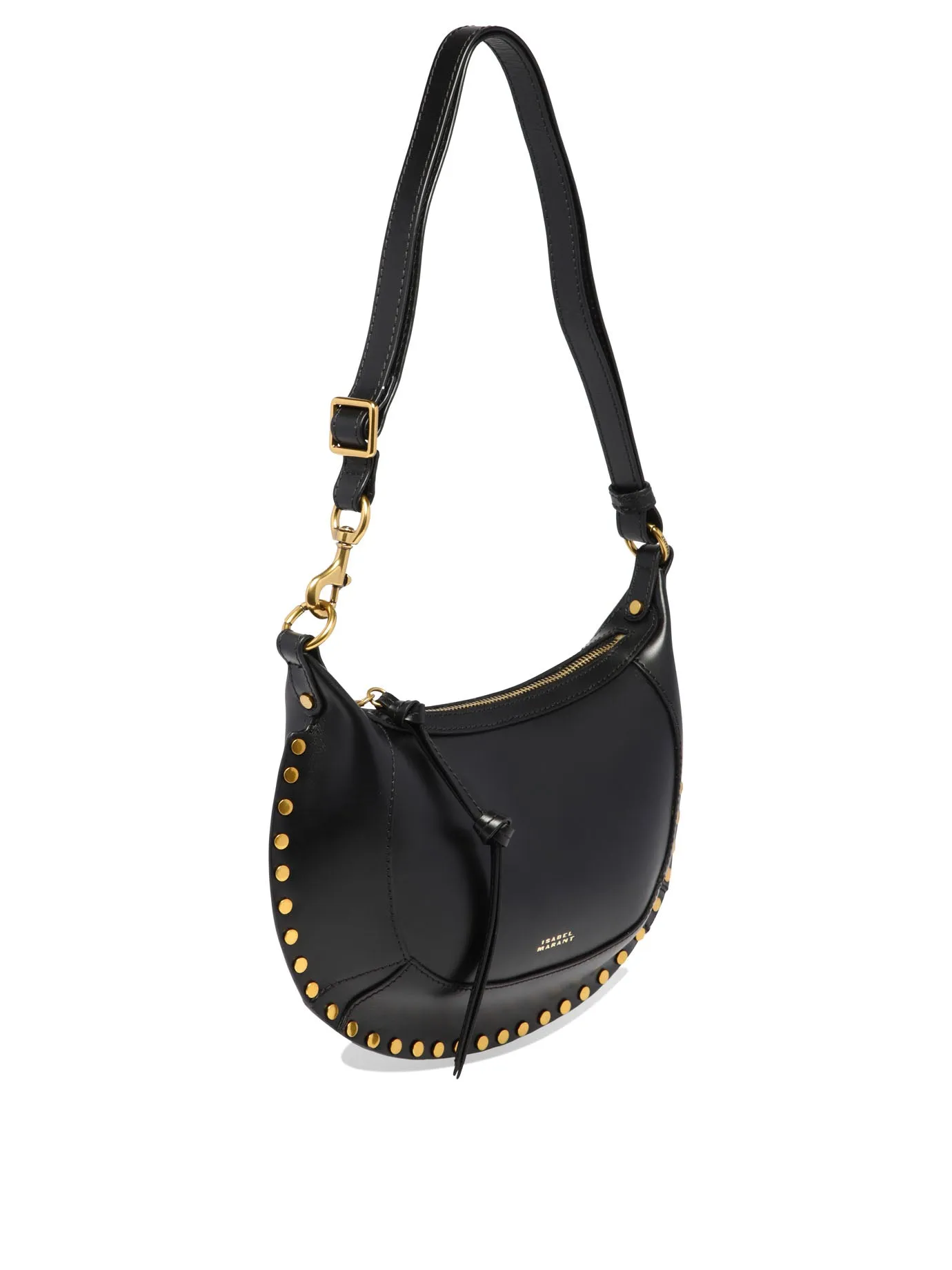 ISABEL MARANT Mini Oskan Moon Leather Shoulder Bag