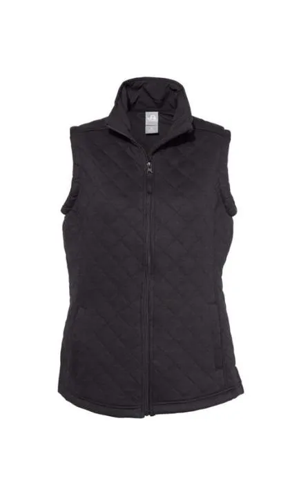 J. America 8892 Women's Quilted Full-Zip Vest