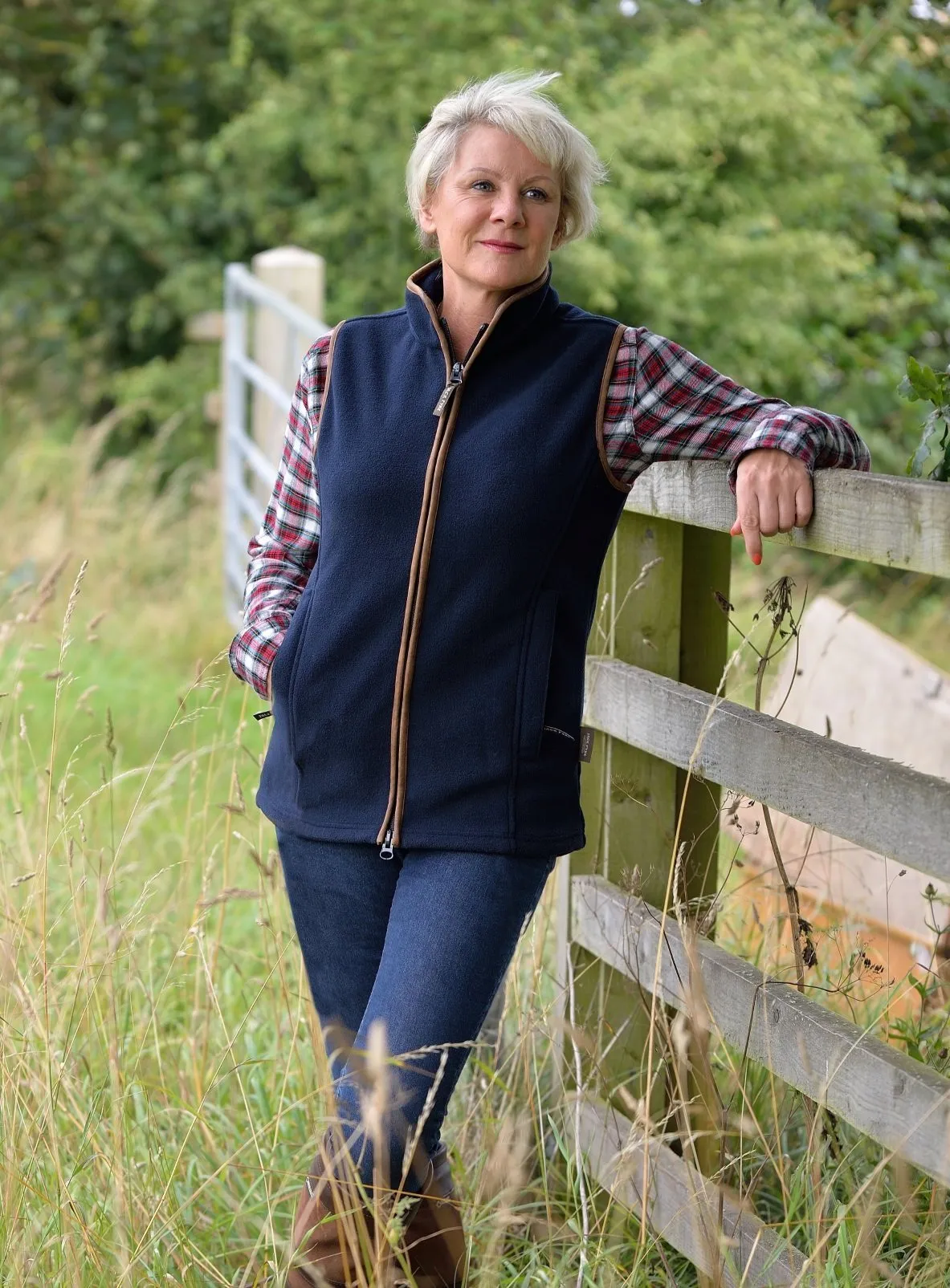 Jack Pyke Countryman Fleece Gilet Ladies Navy