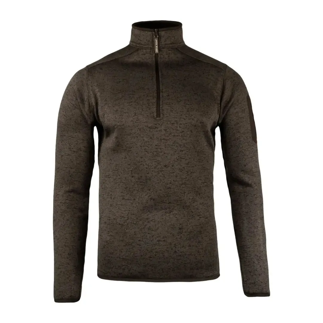 Jack Pyke Melange Quarter Zip Fleece Essential