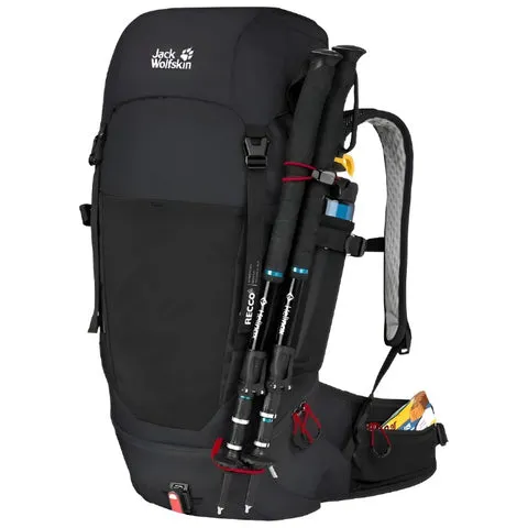 Jack Wolfskin Wolftrail 28 Recco Backpack - Black