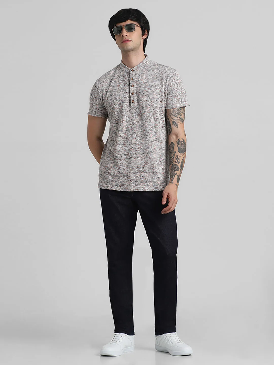 JACK&JONES X KUTCH DARK BLUE GLENN SLIM FIT JEANS