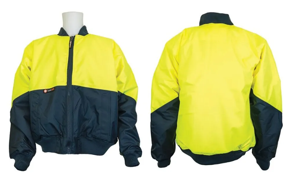 Jaybro Airforce Two Tone Reflective Jacket 060T Orange/Navy XL