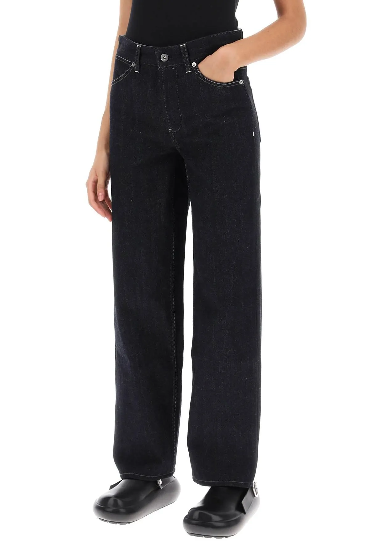 Jil Sander    Jil Sander Brushed Back Jeans