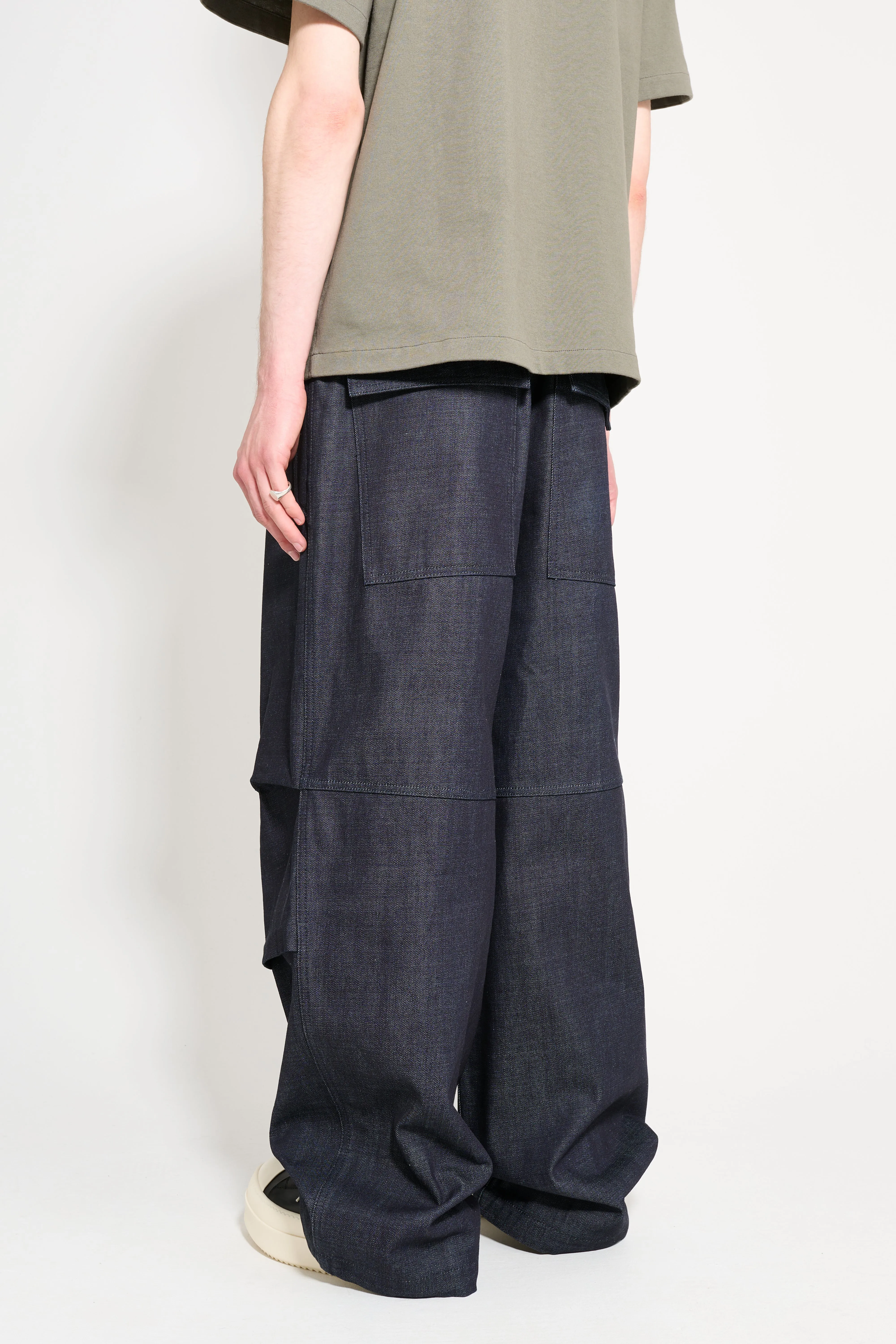 Jil Sander Loose Denim Trousers Magnet