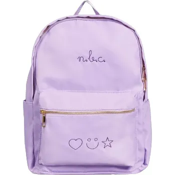 juju + stitch Personalized Script Embroidered Backpack, Lilac