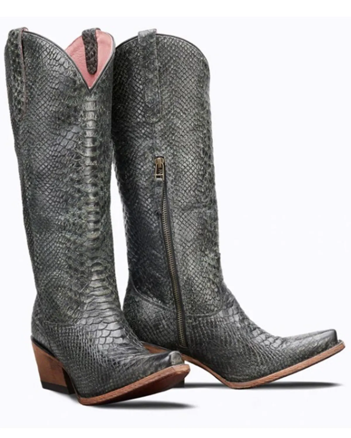 Junk Gypsy By Lane Women's Highway Snake Print Western Boot - Snip Toe