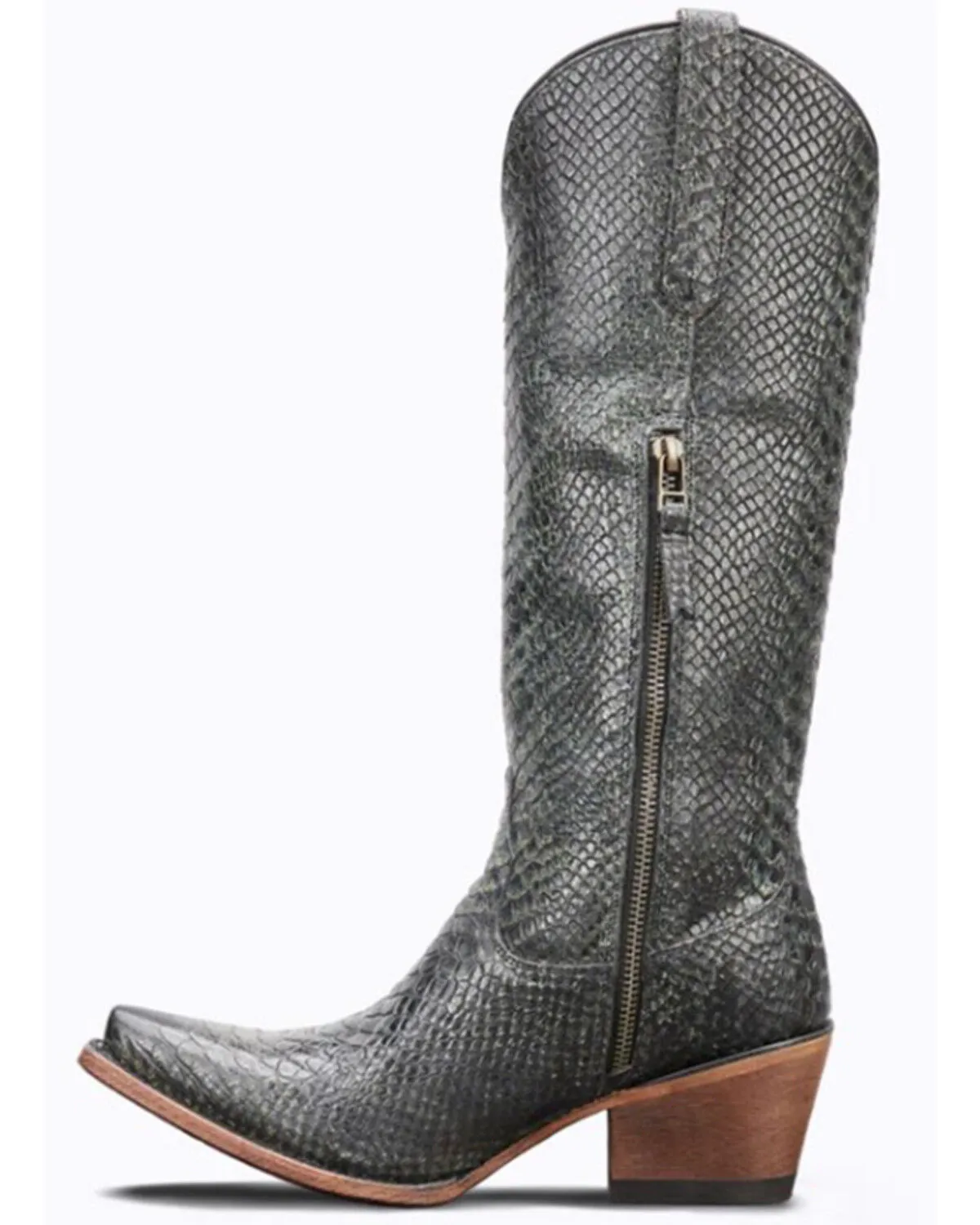 Junk Gypsy By Lane Women's Highway Snake Print Western Boot - Snip Toe