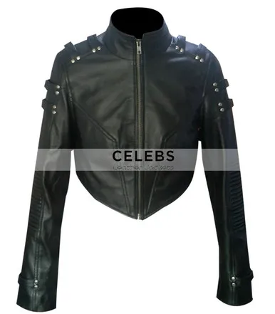 Katie Cassidy Canary Arrow Season 2 Short Body Jacket