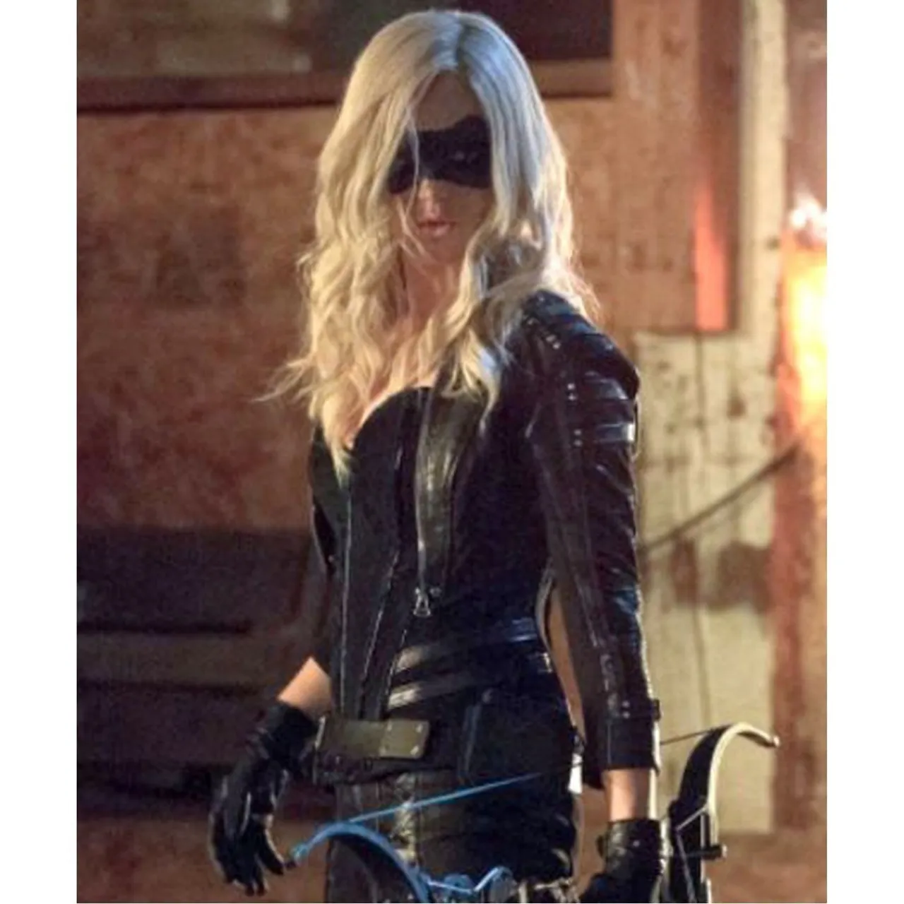 Katie Cassidy Canary Arrow Season 2 Short Body Jacket