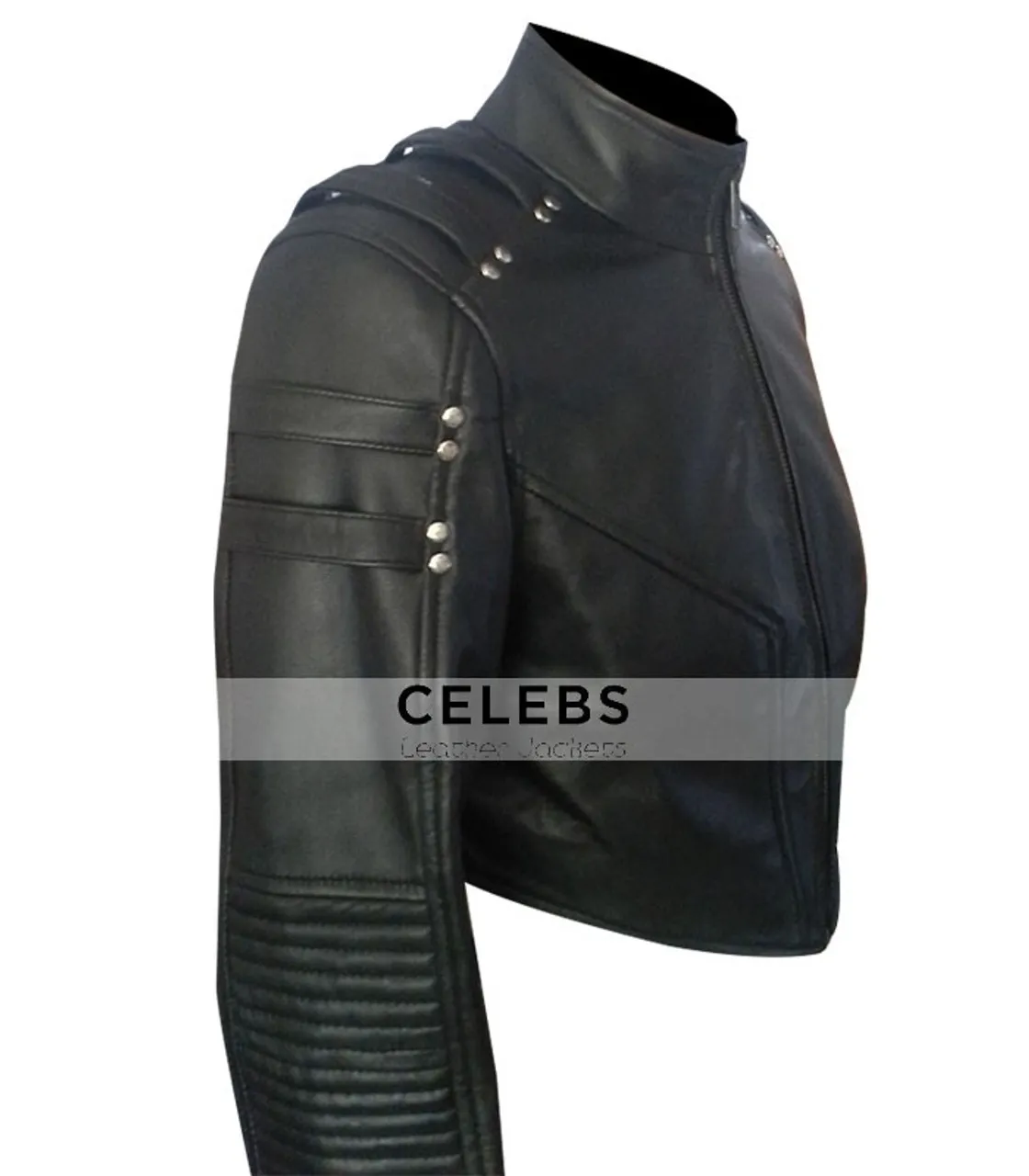 Katie Cassidy Canary Arrow Season 2 Short Body Jacket