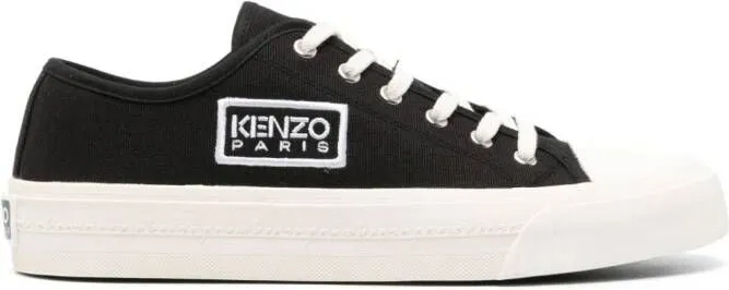 Kenzo Foxy canvas sneakers Black