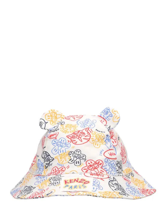 Kenzo Kids   Printed cotton bucket hat 