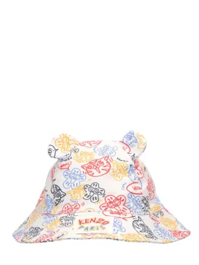 Kenzo Kids   Printed cotton bucket hat 