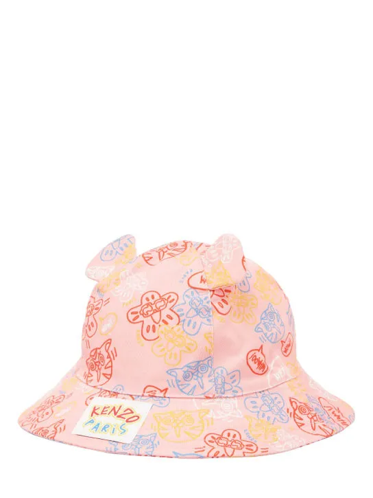 Kenzo Kids   Printed cotton bucket hat 