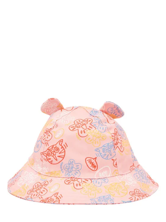 Kenzo Kids   Printed cotton bucket hat 