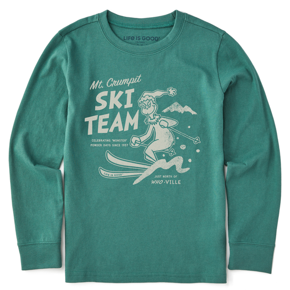 Kids Mt Crumpit Ski Team Long Sleeve Crusher Tee