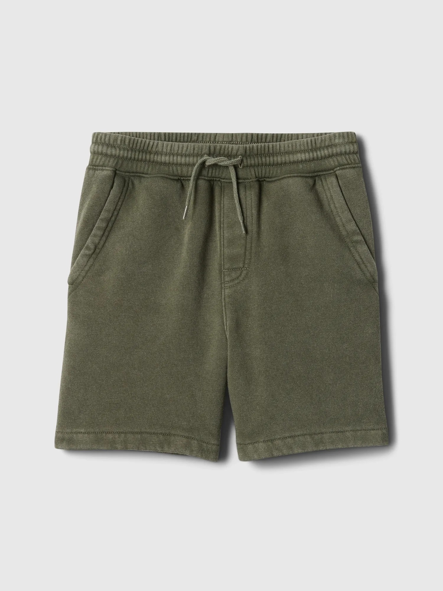 Kids Washed-Fleece Pull-On Shorts