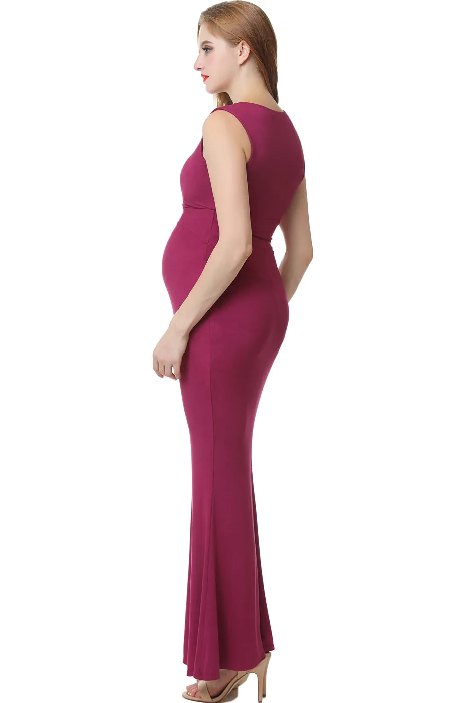 Kimi + Kai Maternity Edrei Mermaid Maxi Dress