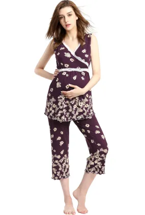 Kimi + Kai Maternity Loren Nursing PJ Set