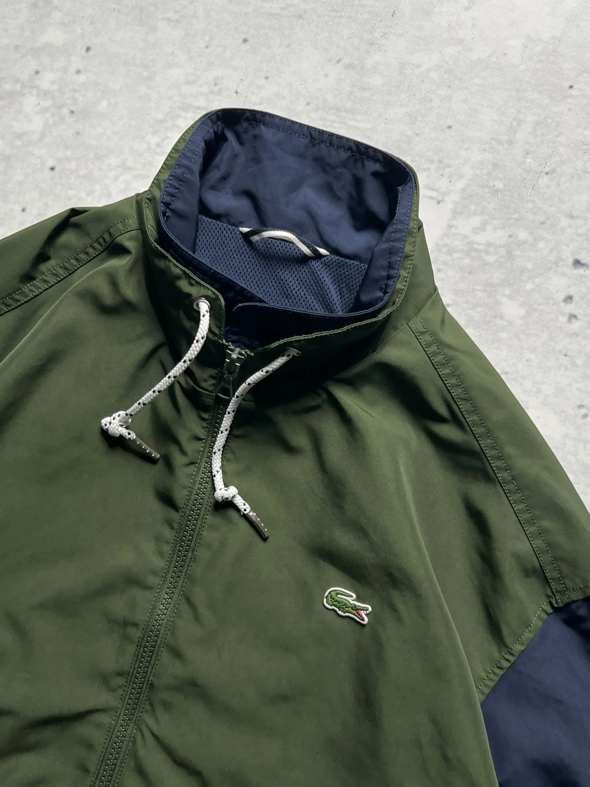 Lacoste Nylon Zip Up Jacket (L)