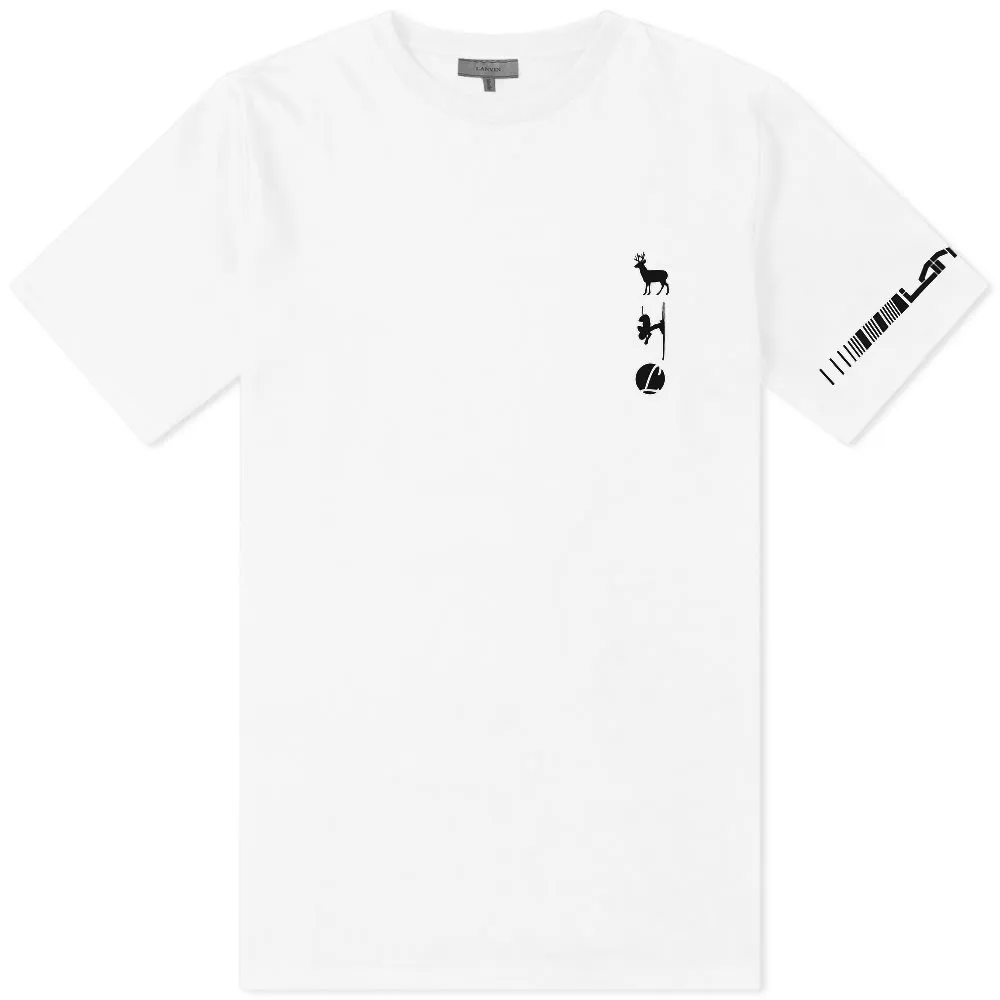 Lanvin Ski Logo TeeWhite