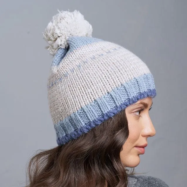 LEMON COTTAGE SKI HAT WITH POM