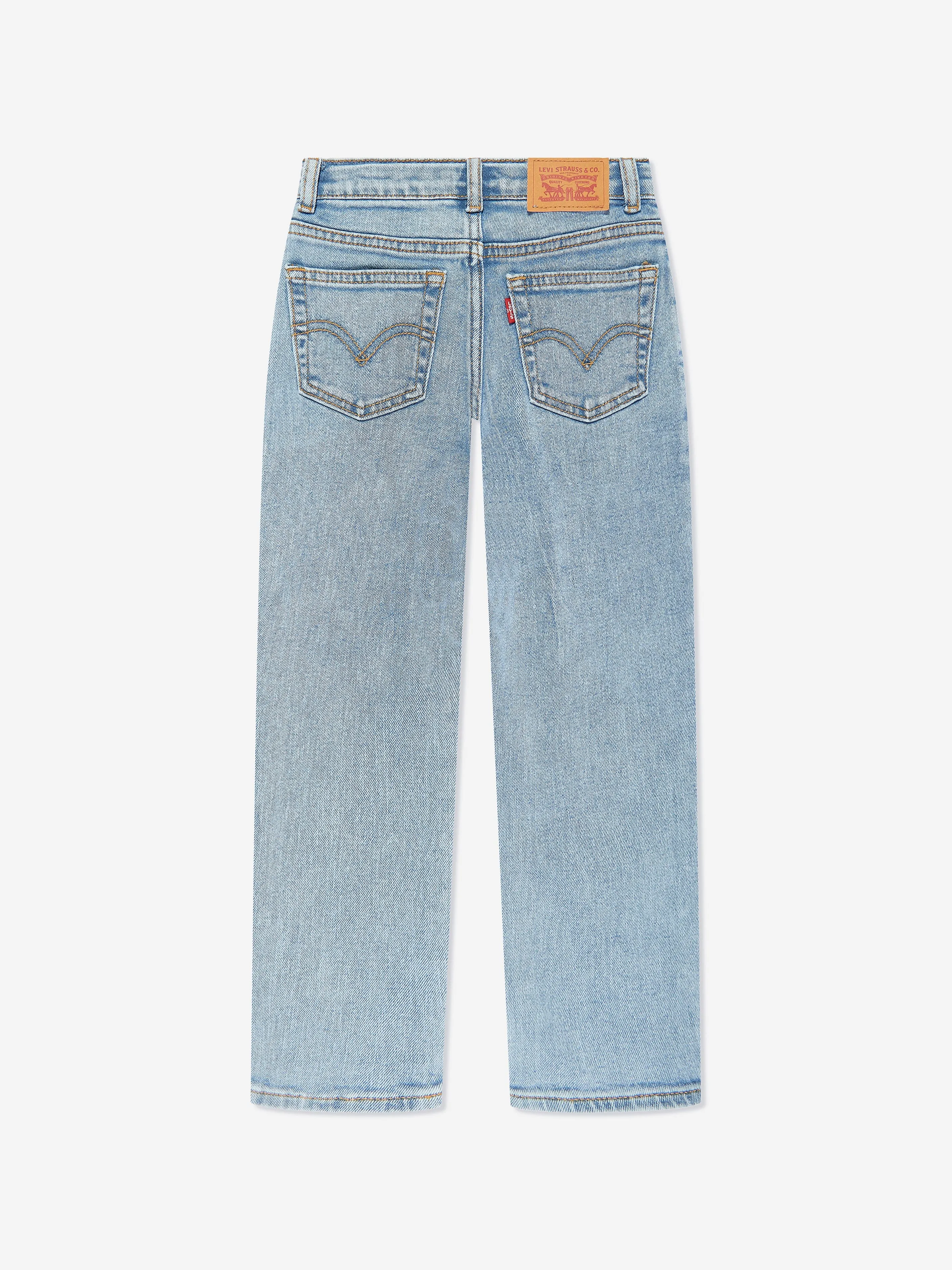 Levi's Wear Girls Mini Mom Jeans in Blue